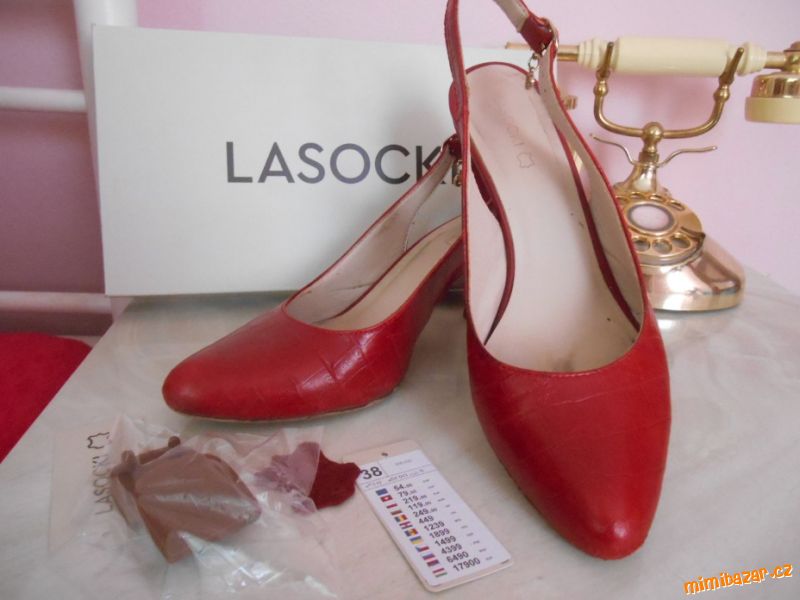 Luxusní kožené Lasocki 38