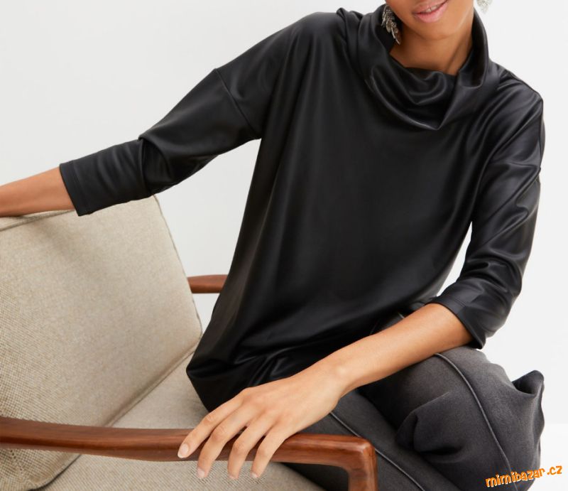 Černé oversized triko Bonprix vel. M