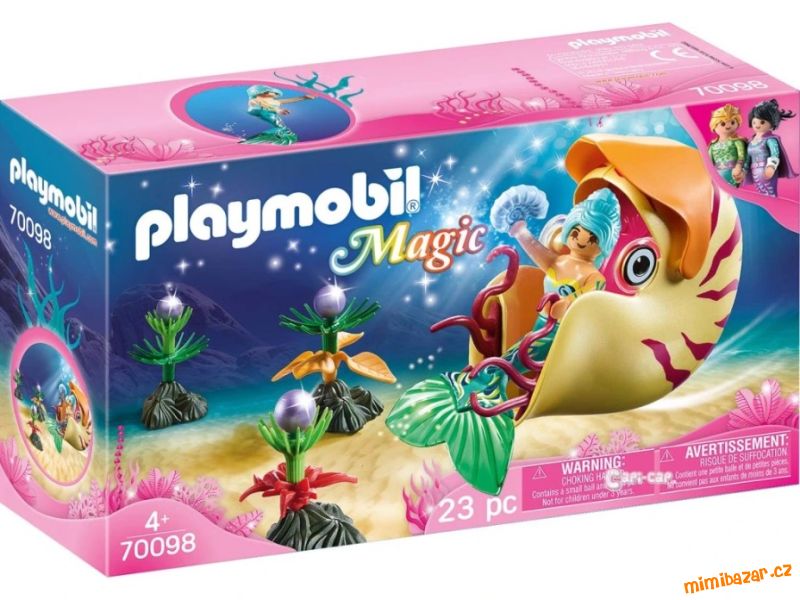 Playmobil 70098 - Mořská panna se šnečí gondolou