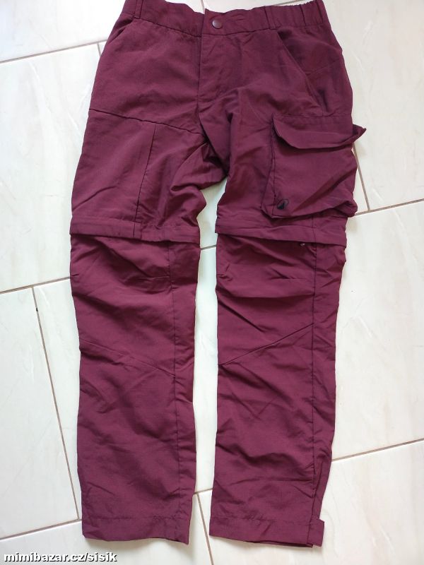 Letní outdoorové turistické kalhoty 2v1