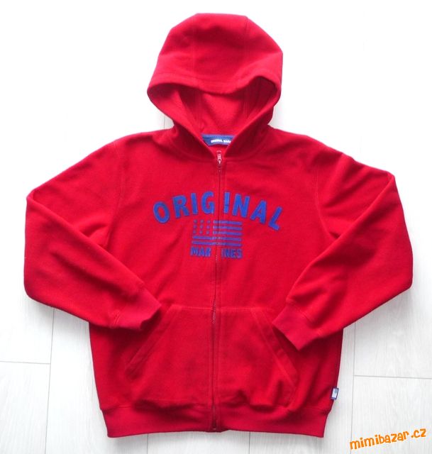 Krásná fleecová mikina/bunda Original Marines