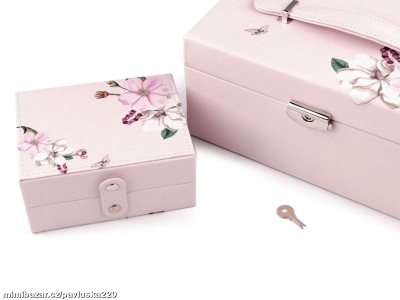 Šperkovnice 2 v 1 uzamykatelná Kód: 930604