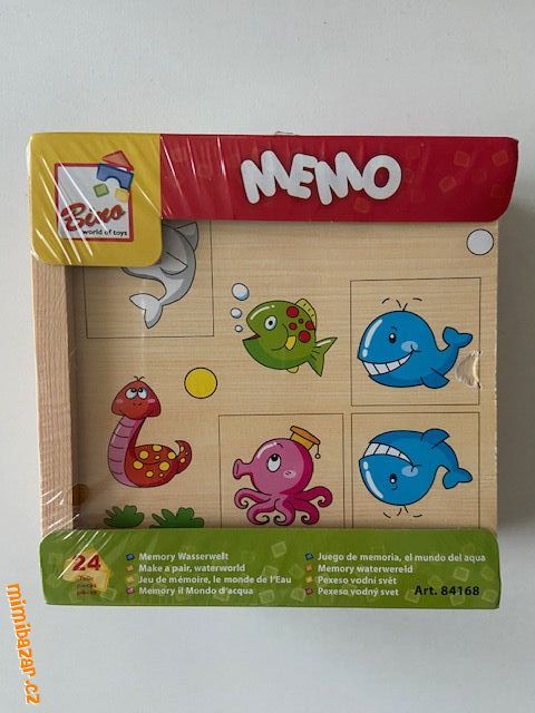 Dřevěné pexeso Bino - vodní svět - NOV.É