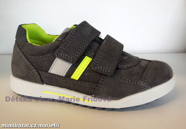 Celoroční kožená obuv Santé IC/731700 grigio