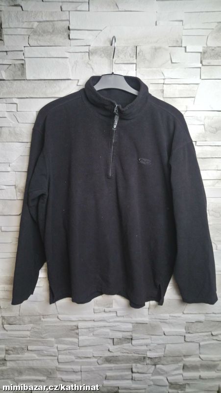 Černá fleece pánská mikina Gelert, vel. L