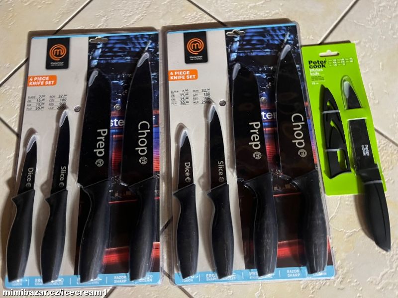 Sada nože do kuchyně 2 + 1 GRATIS