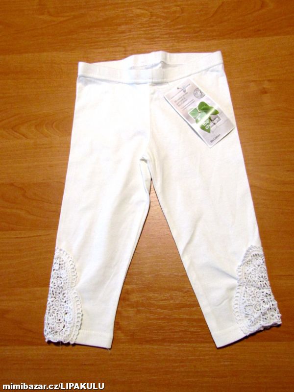 NOVÉ 3/4 LEGÍNY S KRAJKOU VEL.98-104