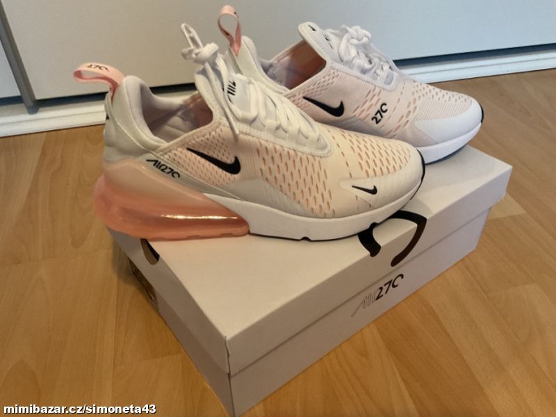 Nike Sportswear Air Max 270 tenisky bílo-růžová