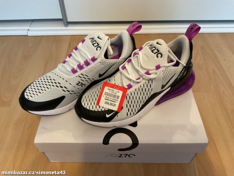 Nike Sportswear Air Max 270 tenisky fialovo-bílá