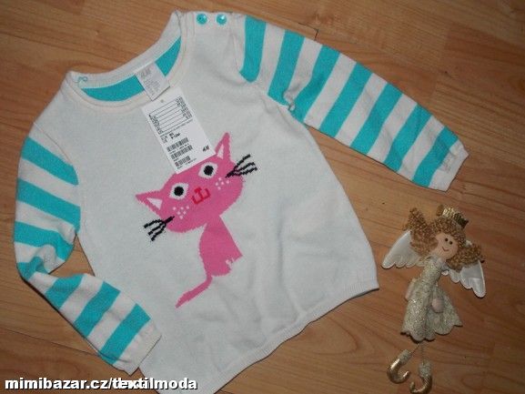 SVETŘÍK TRIKO MIKINKA H&M SKLADEM V 9-12 MĚS