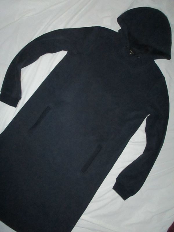 Dámské mikinové šaty s kapsami vel 36