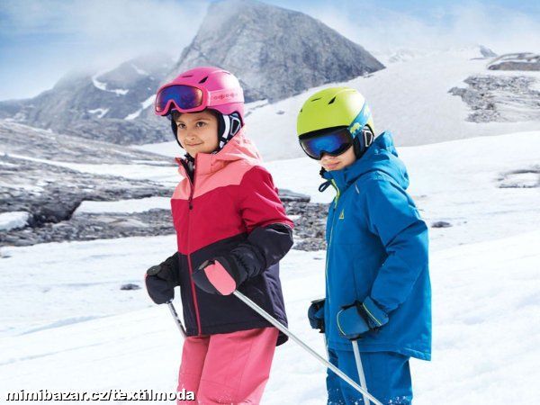 Zimní bunda zateplená dívčí s kapucí Crivit