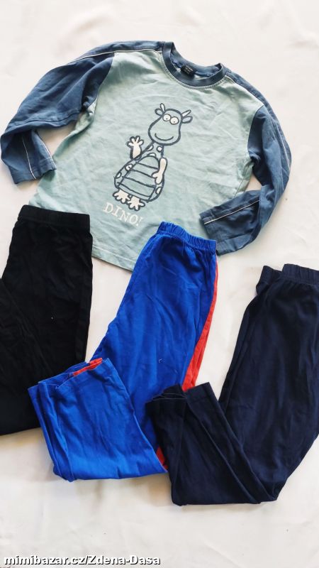 pyžamo s dinosaurem Next, kalhoty vel. 110/116