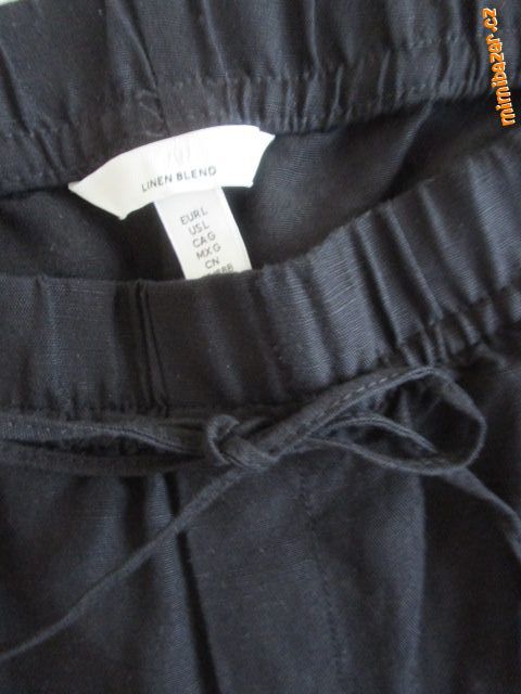 LEHKÉ KALHOTY Z LNĚNÉ SMĚSI H&M, N.O.V.É.