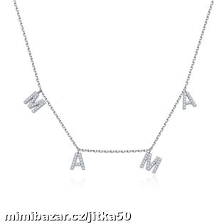 Střibrný náhrdelník pro maminku