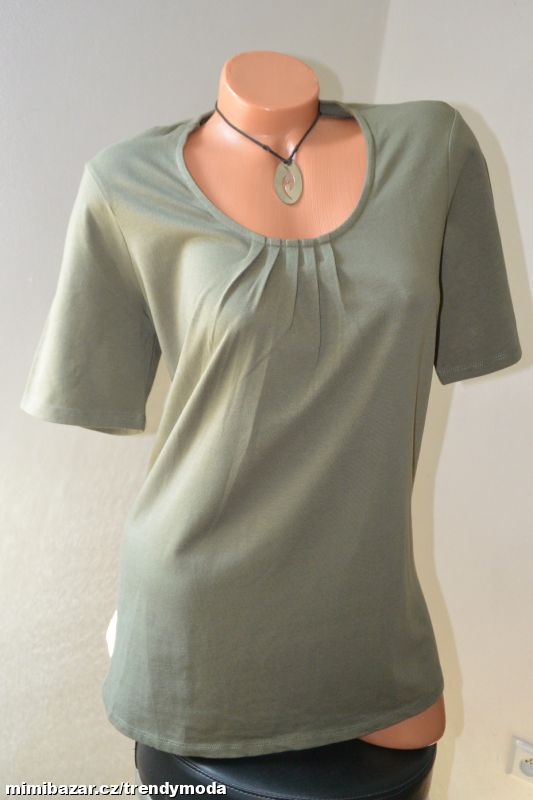 V khaki tričko TCM vel. 44