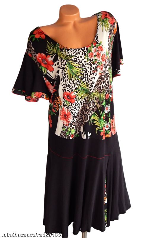 Chladivé splývavé šaty vel.52/54