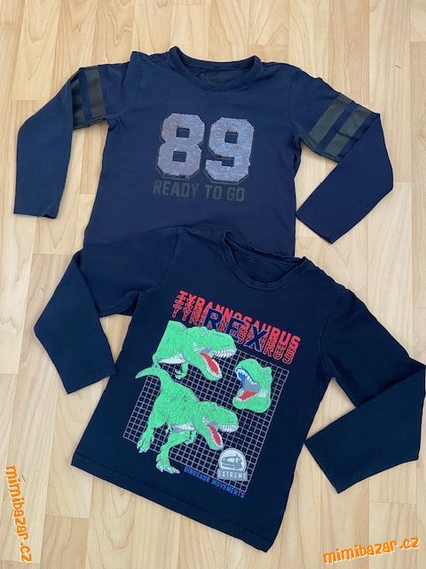 2x tríčo s dlouhým rukávem