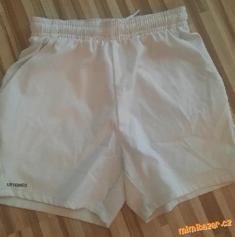 dívčí bílé tenisové kraťasy vel. 140/146