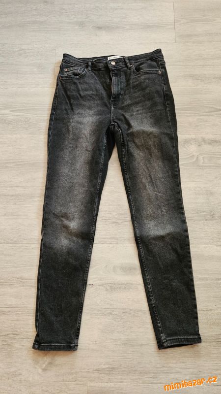 Černé džíny MANGO 42/10/L-XL