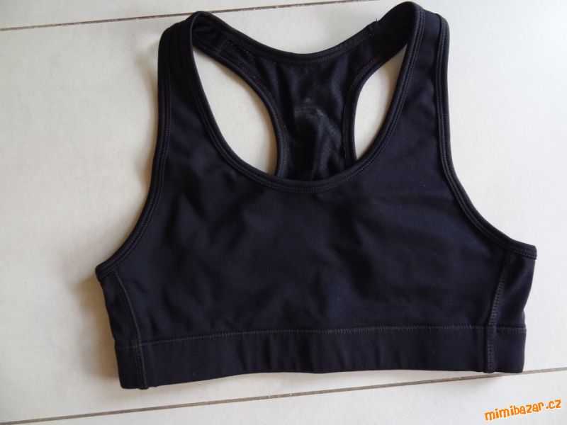 černá sportovní podprsenka H&M vel. 158/164