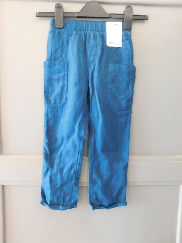 Letní mušelínové kalhoty George 4-5l.