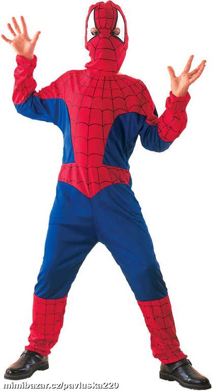 Šaty PAVOUČÍ MUŽ vel. L (130-140 cm) 8-10 let