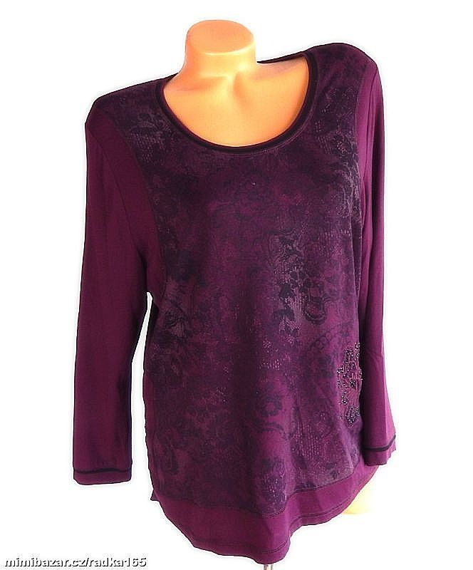 Krásné zdobené triko vel.46/48