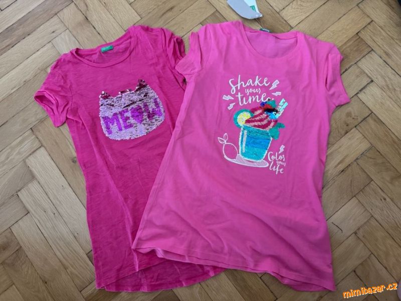 Benetton trička dívčí vel. 3XL nenošená!