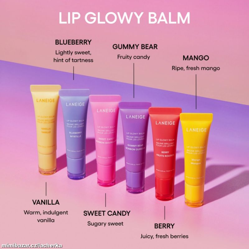 LANEIGE balzám na rty 5ml různé příchutě
