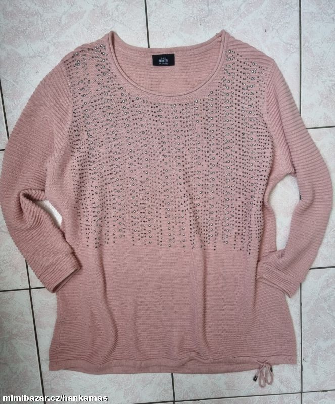 Starorůžový top GINA BENOTTI-48-50(XL)