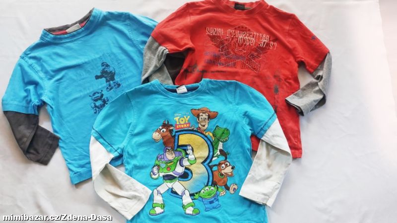 tričko Toy story, tričko s letadlem Next vel. 110