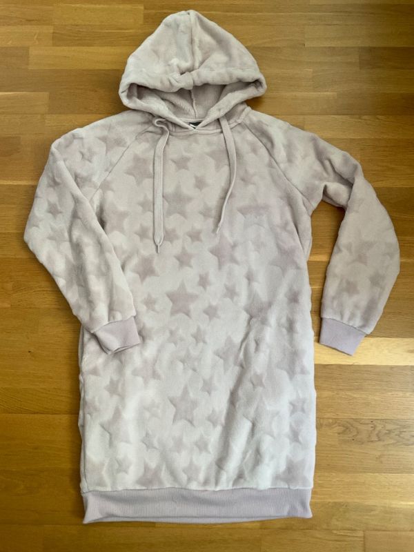 Domácí šaty s kapucí teplé