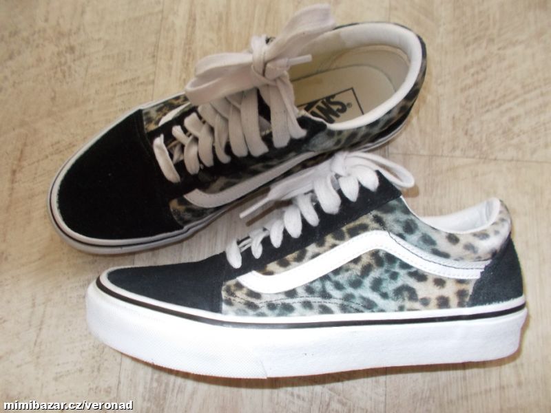 NÁDHERNÉ KOŽENE TENISKY ZN.VANS 100% STAV