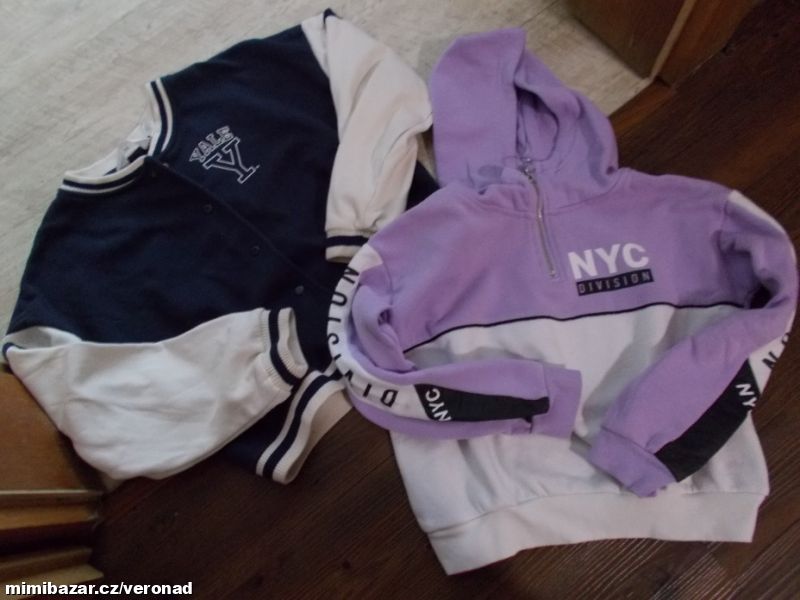 BUNDOMIKINA + MIKINA Z H&M VELIKOST 134/146