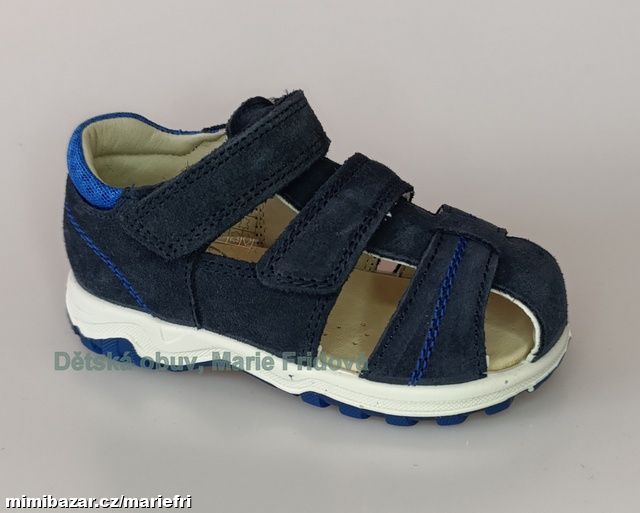 Letní kožené sandály Santé IC/783841 navy