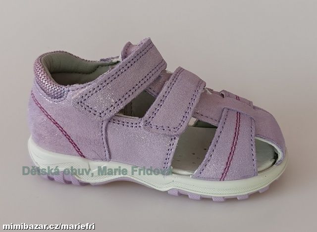 Letní kožené sandály Santé IC/783840 iris