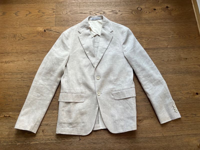 Chlapecké/pánské lněné sako ZARA vel. S