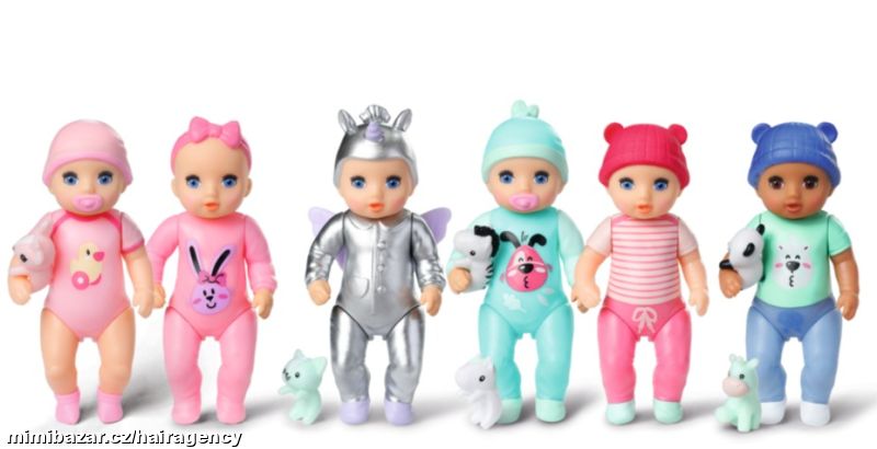 906002 BABY born Minis Miminka, 6 druhů