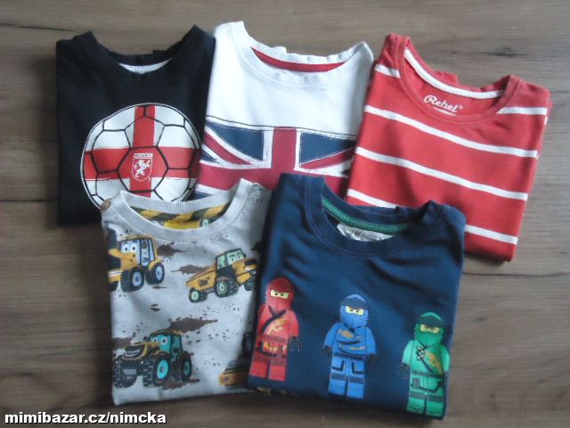 5 x TRIČKO vel. 110