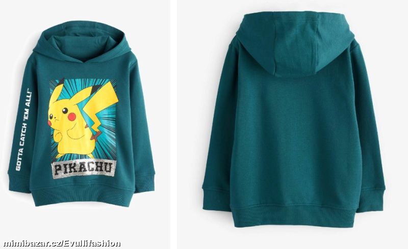 Mikina Pokémon zn. NEXT vel. 122 (7 let)