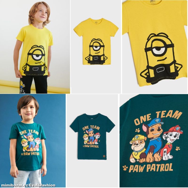 4x tričko s krátkým rukávem vel. 128