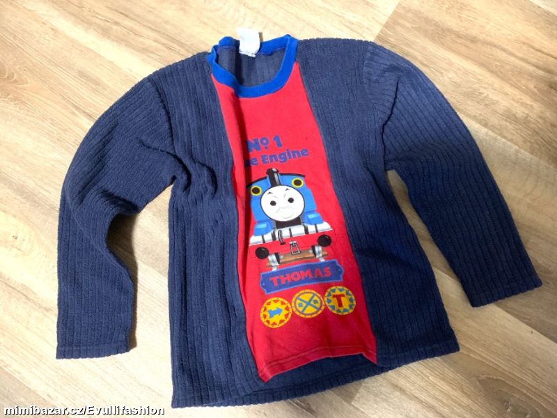 Fleecová mikina Mašinka Tomáš LADYBIRD 6-7 let