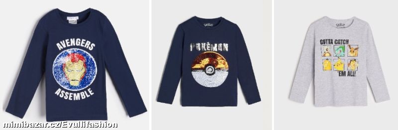 3x tričko s dlouhým rukávem vel. 128