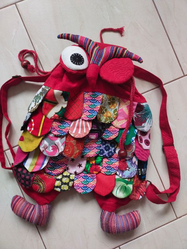 Luxusní plátěný batůžek SOVA