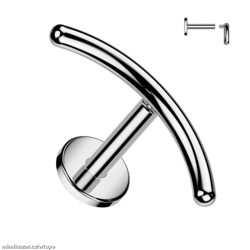 Titanová labreta do ucha oblouček