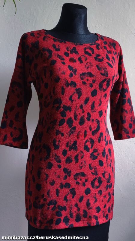 M52 TMAVĚ ČERVENÁ TUNIKA*F&F*S/M**