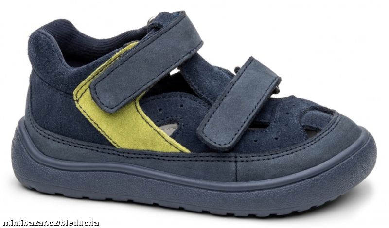 Chlapecké letní barefoot sandálky ALF navy