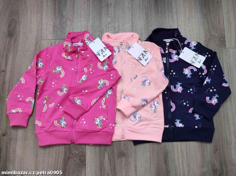 Dívčí mikina koníci 98