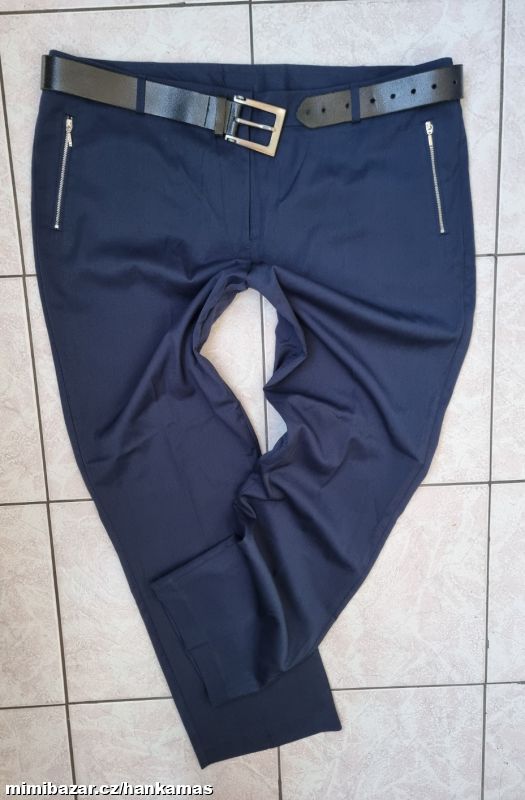 Krásné tmavě modré kalhoty STEILMANN-50